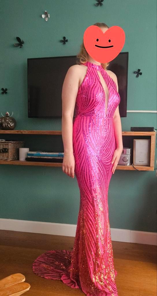 Prachtige roze galajurk, nieuw., Kleding | Dames, Gelegenheidskleding, Nieuw, Galajurk, Maat 38/40 (M), Roze, Ophalen of Verzenden