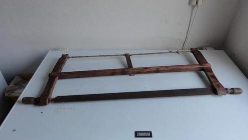 Spanzaag, houtzaag, antiek, hout, Antiek en Kunst, Antiek | Gereedschap en Instrumenten, Ophalen of Verzenden