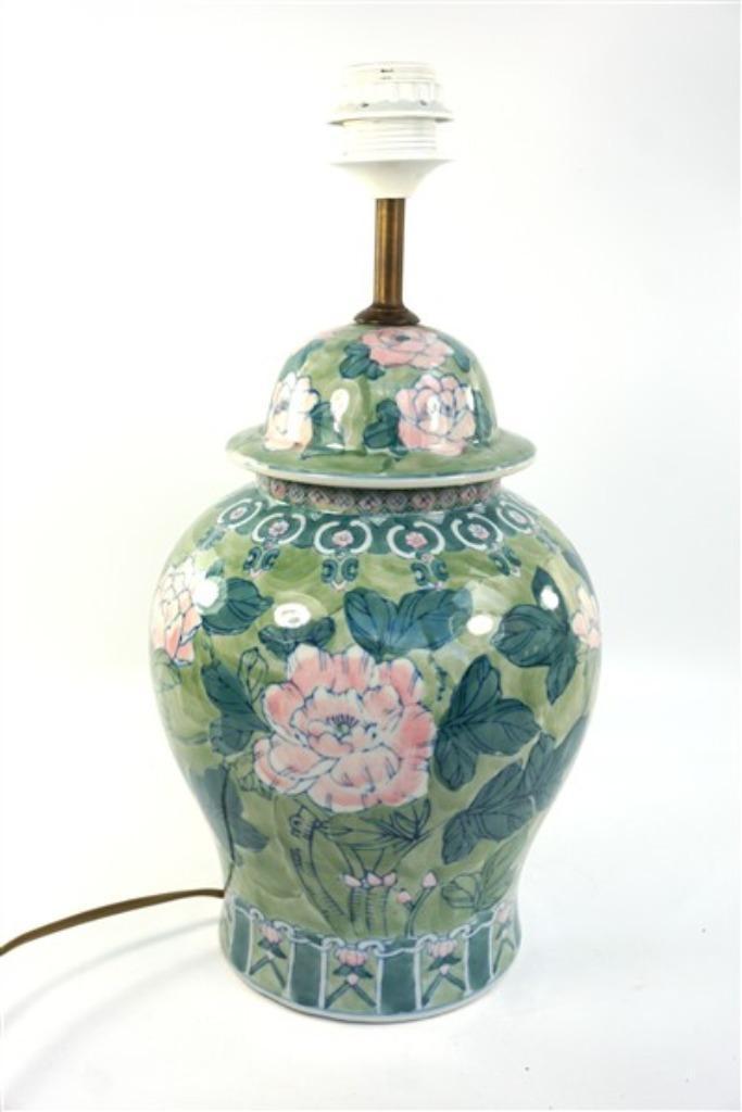 Lampvoet tafellamp Chinese vaas, Huis en Inrichting, Lampen | Tafellampen, Zo goed als nieuw, Minder dan 50 cm, Overige materialen