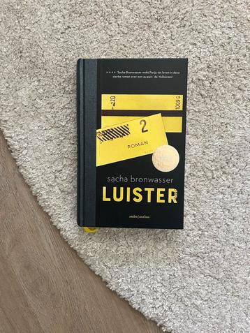 Luister - Sacha Bronwasser (Limited Hardcover Editie) beschikbaar voor biedingen