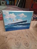 Oud reclamebord Holland America line, Ophalen of Verzenden, Zo goed als nieuw, Motorboot, Overige typen