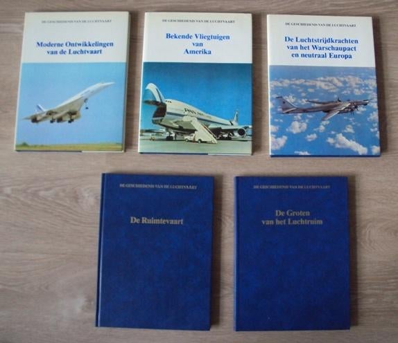5 zgan boeken Lekturama geschiedenis luchtvaart vliegtuig, Verzamelen, Luchtvaart en Vliegtuigspotten, Ophalen of Verzenden, Zo goed als nieuw