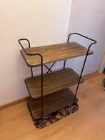 Trolley Hout/Metaal - Zo goed als nieuw!, Ophalen, Zo goed als nieuw