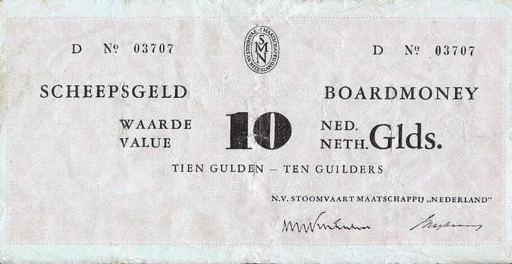 Gezocht: Passagierscheques gebruikt op SMN-schepen, Verzamelen, Scheepvaart, Gebruikt, Ophalen of Verzenden