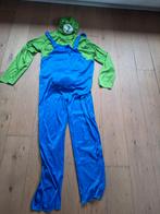 Carnaval pak Luigi mt M/L, Ophalen of Verzenden, Zo goed als nieuw