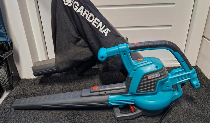 Gardena ErgoJet 3000 Bladblazer met Opvangzak, Tuin en Terras, Bladblazers, Zo goed als nieuw, Handgedragen, Elektrisch, Met opvangzak