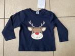 Nieuw shirtje met rendier - Maat 62, Kinderen en Baby's, Babykleding | Maat 62, Ophalen of Verzenden, Nieuw, Jongetje of Meisje