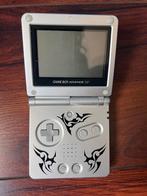 Nintendo Game Boy Advance SP - zilver!, Spelcomputers en Games, Spelcomputers | Nintendo Game Boy, Ophalen of Verzenden, Gebruikt