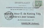 Briefkaart van  Wirdum naar Haarlerm  1901, Verzenden, Na 1940, Gestempeld
