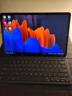 Samsung S7+ tablet 256gb hoesje met toetsenbord en pen, Ophalen, 12 inch, Zo goed als nieuw, Usb-aansluiting