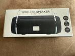 Zwarte wireless speaker via Bluetooth, Ophalen of Verzenden, Nieuw