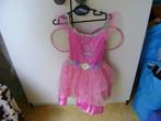 roze 2laags pepe pig jurk met vleugels mt98 met tule laag, Kinderen en Baby's, Carnavalskleding en Verkleedspullen, Ophalen of Verzenden