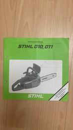 Gebruiksaanwijzing Stihl 010, 011 voor de verzamelaar ‘80, Ophalen of Verzenden, Gebruikt