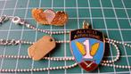 Market Garden - Kettinkje - Miniaturen, Verzenden, Landmacht, Amerika, Embleem of Badge