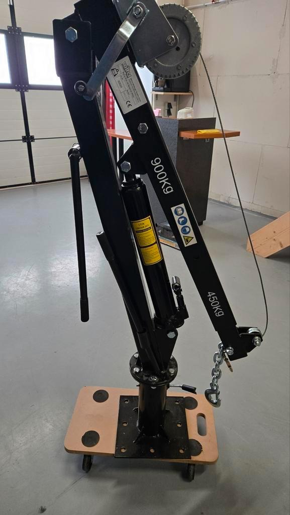 Wiltec Laadkraan 900kg nieuw!, Doe-het-zelf en Verbouw, Lieren en Takels, Ophalen