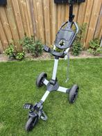 Golftrolley 3 wiel, Stewart Golf klein inklapbaar €109,-, Sport en Fitness, Golf, Ophalen of Verzenden, Zo goed als nieuw, Golfkar