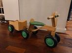 Van Dijk houten loopfiets en aanhanger, Ophalen, Zo goed als nieuw