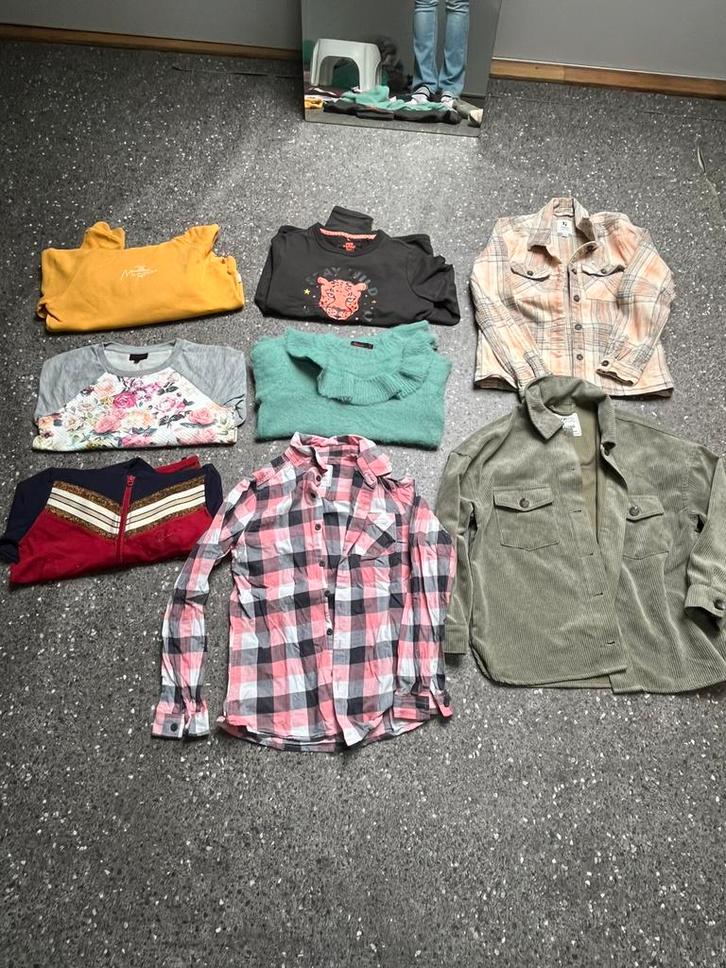 8delig! winterpakket meisje maat 140 García retour, Kinderen en Baby's, Kinderkleding | Maat 140, Zo goed als nieuw, Meisje, Trui of Vest