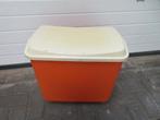 retro oranje wasmand, Ophalen, Huis en Inrichting