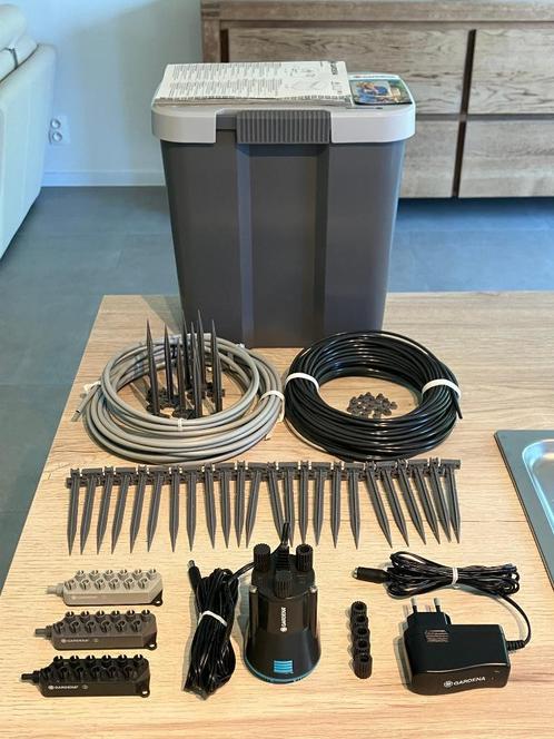 Gardena Vakantiebewateringsset inclusief reservoir - 40% !!, Tuin en Terras, Druppelsystemen, Zo goed als nieuw, Ophalen of Verzenden