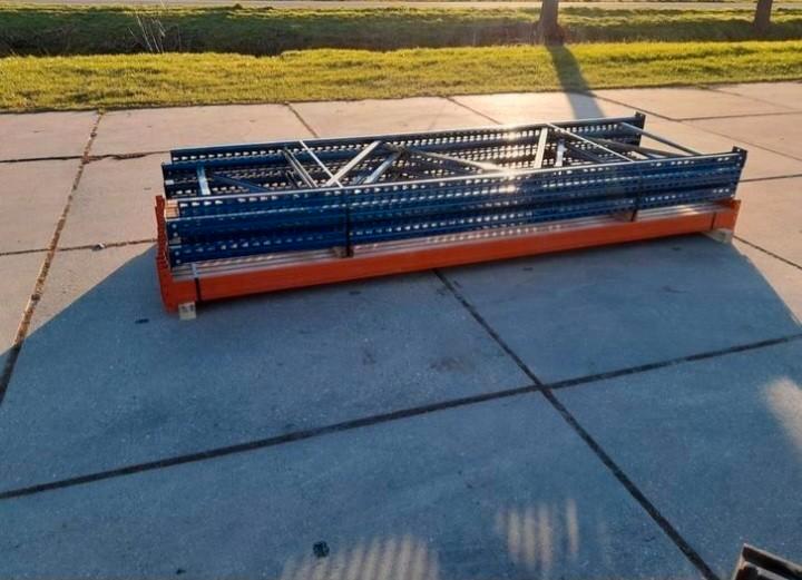 Set 8.0 meter Mecalux palletstelling magazijnstelling, Zakelijke goederen, Kantoor en Winkelinrichting | Magazijn, Stelling en Opslag