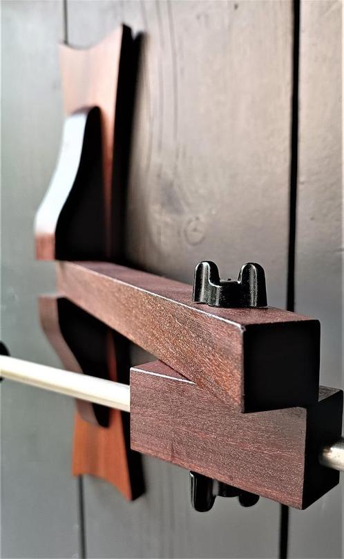 Scandinavische teakhouten schaarlamp, wandlamp, zwenklamp, Huis en Inrichting, Lampen | Wandlampen, Gebruikt, Hout, Kunststof