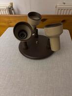 Vintage Plafondlamp met 3 Spots, Ophalen, Gebruikt, Metaal, Minder dan 50 cm