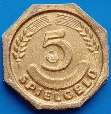 5 Pfennig Spielgeld   beschikbaar voor biedingen