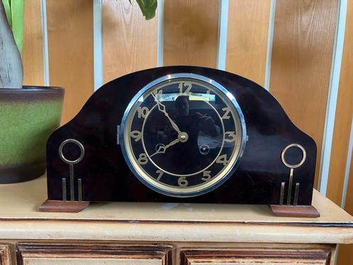 Art deco Mantelklok - Franz Hermle, Antiek en Kunst, Antiek | Klokken, Ophalen of Verzenden