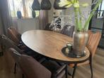 Mango ovale eettafel, Huis en Inrichting, Tafels | Eettafels, Ophalen, 100 tot 150 cm, 200 cm of meer, Zo goed als nieuw