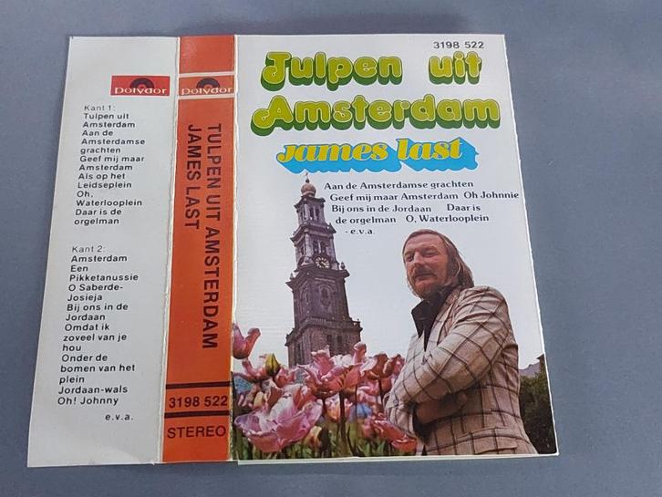 JAMES LAST - TULPEN UIT AMSTERDAM (CASSETTEBANDJE), Cd's en Dvd's, Cassettebandjes, Zo goed als nieuw, Origineel, Pop, 1 bandje