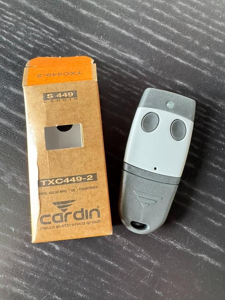 Cardin TXC449-2 afstandsbediening garagedeur / hek - Nieuw, Doe-het-zelf en Verbouw, Overige Doe-het-zelf en Verbouw, Nieuw, Ophalen of Verzenden