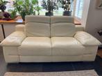 Leren bankstel 2p en 3p, Huis en Inrichting, Banken | Bankstellen, Ophalen, Gebruikt, 150 tot 200 cm, Driepersoons