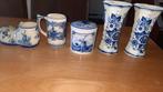 2 delfsblauwe vazen bierpul schoen stroopwafel pot, Ophalen