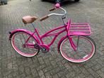 Mooie roze Beach Cruiser - Fiets Silan actie, Ophalen, Gebruikt, Staal, Cruiser