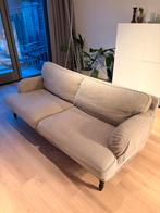 Grijze ruime bank 250 cm – afneembare hoezen & inklapbaar, Ophalen, Driepersoons, 75 tot 100 cm, Zo goed als nieuw