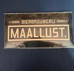 Bierbrouwerij Maallust Blikken Bord - Nieuw!, Ophalen of Verzenden, Nieuw, Overige, Overige merken