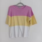 Ivybeau shirt lila / geel / wit maat 36 (valt ruimer), Overige kleuren, Ophalen of Verzenden, Korte mouw, Ivybeau