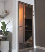 Svedex Donker eiken binnendeur met glas in stomp en opdek