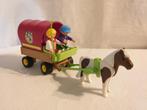 Playmobil pony huifkar, Hobby en Vrije tijd, Modelauto's | 1:32, Ophalen of Verzenden, Tractor of Landbouw, Overige merken