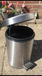 Afval pedaalemmer (3 liter),prullenbak, Huis en Inrichting, Met pedaal, Ophalen of Verzenden, Zo goed als nieuw, Minder dan 10 liter