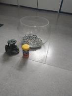 Glazen goudvissenkom, Ophalen, Gebruikt, Grind, Zand of Voedingsbodem