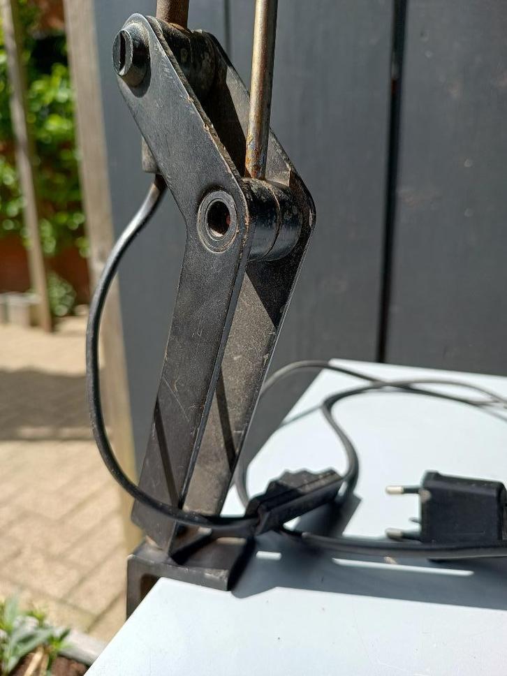 Idustriële tafellamp /Architectenlamp/, Huis en Inrichting, Lampen | Tafellampen, Gebruikt, 50 tot 75 cm, Metaal, Overige materialen