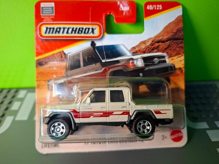 Matchbox 40 - 2017 Toyota Landcruiser 78 [beige] 1/60 MIB, Hobby en Vrije tijd, Modelauto's | Overige schalen, Nieuw, Auto, Ophalen of Verzenden