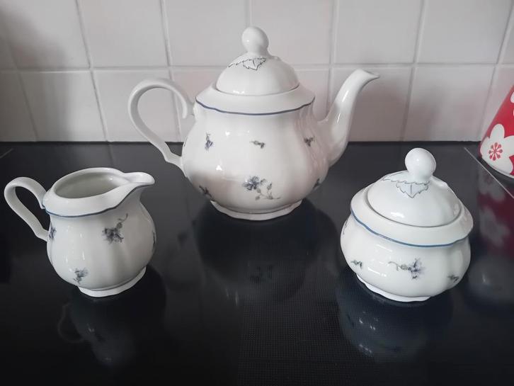 Seltmann Weiden Bavaria Korenbloem blauw bloemen theeservies, Huis en Inrichting, Keuken | Servies, Nieuw, Compleet servies, Overige stijlen