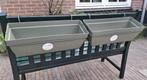 2 nieuwe Easyday balkon/ plantenbakken.L49xB18xH17,5, Ophalen, Kunststof, Minder dan 30 cm, Balkon