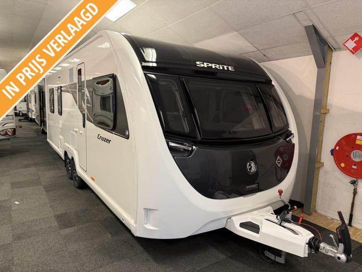 SPRITE CRUZER 635 SR ZITGROEP EILANDBED NIEUW (OVERJARIG), Caravans en Kamperen, Caravans, Bedrijf, tot en met 4, 1500 - 2000 kg