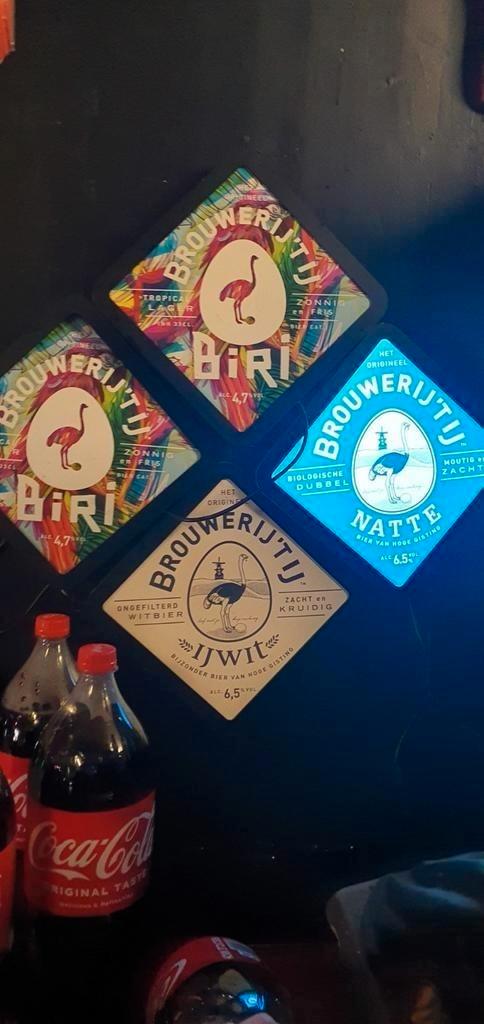 Licht reclame brouwerij t ij Uniek en niet veel van gemaakt, Verzamelen, Biermerken, Zo goed als nieuw, Reclamebord, Plaat of Schild