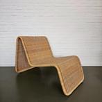 Hestra easy chair rieten Fauteuil vintage IKEA jr 80 design, Riet of Rotan, Gebruikt, Ophalen of Verzenden, Eén