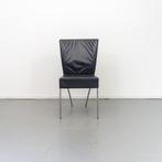 14x Montis Spica Stoel Zwart Leder - RVS Frame, Huis en Inrichting, Stoelen, Ophalen of Verzenden, Zo goed als nieuw, Zwart, Metaal